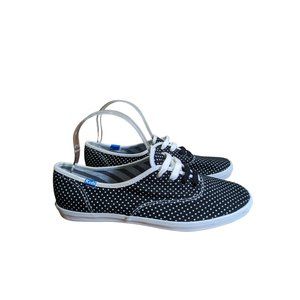Keds Black/White Polka Dot Woman's Sneakers